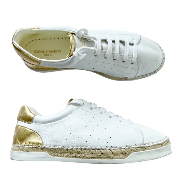 Canal St. Martin • Leather Eapadrille Sneakers - Picture 10 of 14